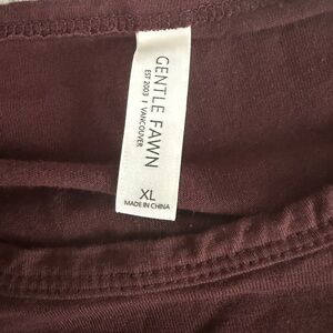 Gentle Fawn Deep Maroon Tee